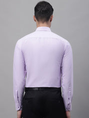 Men's Light Purple Cotton Solid Formal Shirt - SF_875Light-Purple_S