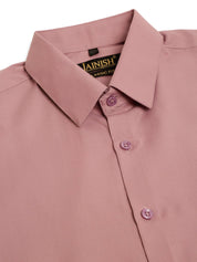 Men's Magenta Pink Formal Solid Shirts - SF_361Magenta_S