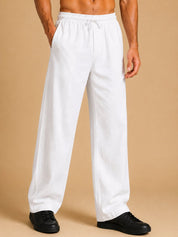 Men’s Relaxed Fit Linen Trousers - GP_310White_30