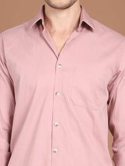 Men's Solid Casual Shirt - SF_9031Magenta_S
