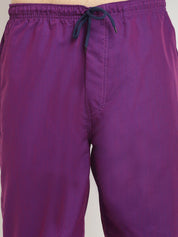 Men's Solid Cotton Track Pants - JOG_011Purple_28