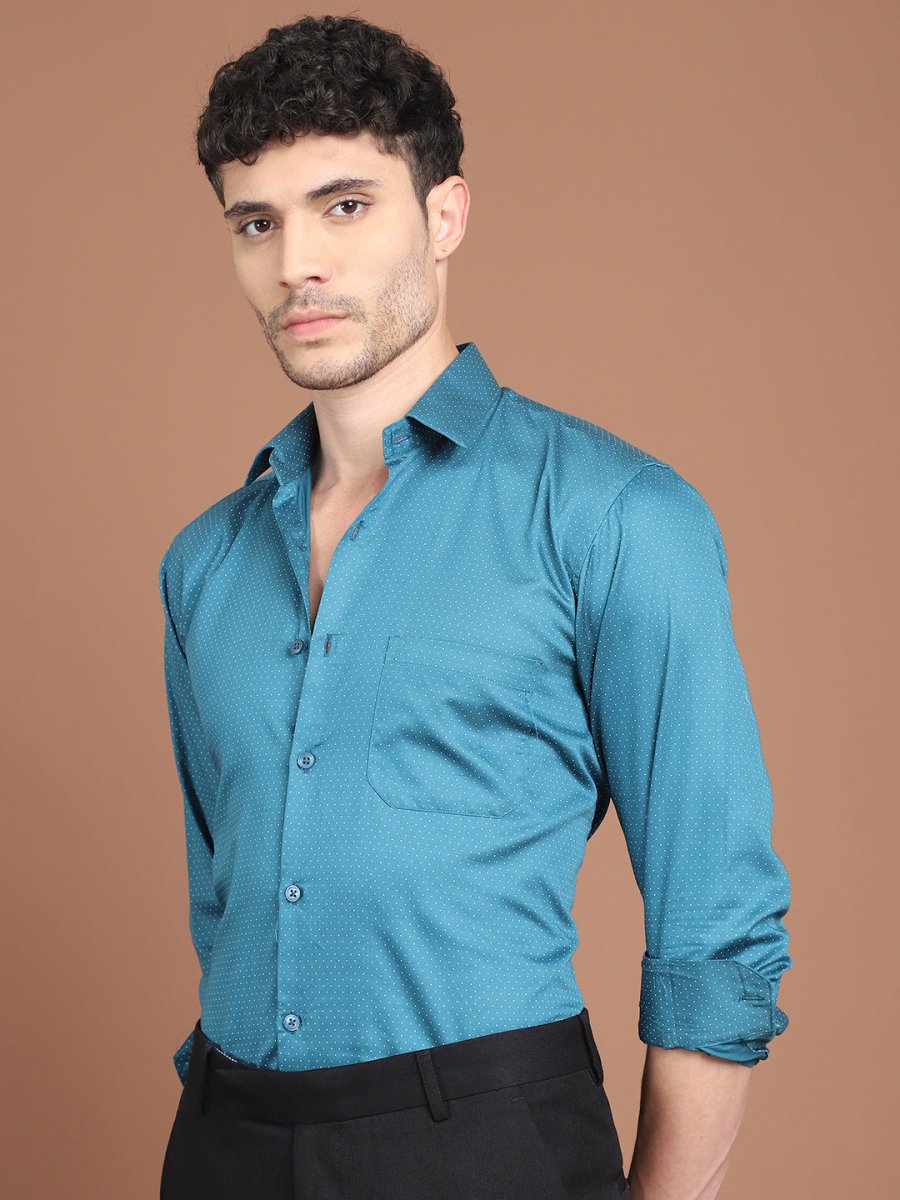 peacock blue mens dress shirt Amazon.com: Men's Solid Elastic Slim Fit Shirts Casual Business Long Sleeves Button Down Dress Shirts Peacock Blue 40-XL(62-70KG) : Clothing, Shoes & Jewelry