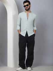 Pista Self Design Cotton Formal Shirt for Men - SF_963Pista_S