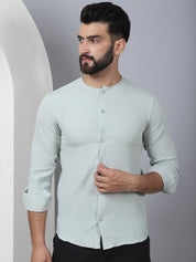 Pista Self Design Cotton Formal Shirt for Men - SF_963Pista_S