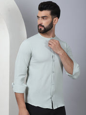 Pista Self Design Cotton Formal Shirt for Men - SF_963Pista_S