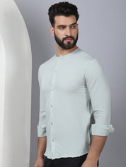 Pista Self Design Cotton Formal Shirt for Men - SF_963Pista_S