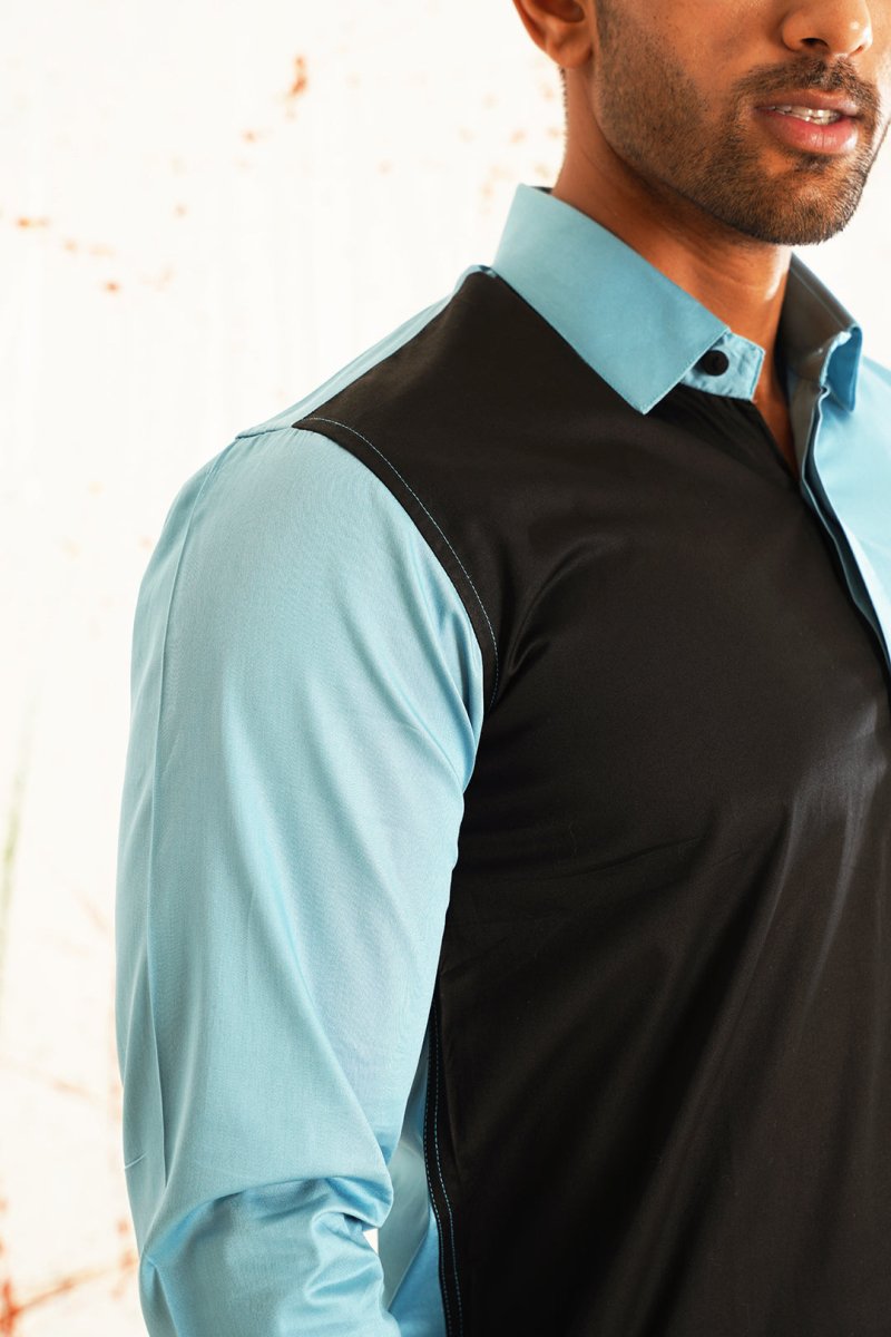 Premium Cotton Satin Casual Shirt - SF_920Sky_S
