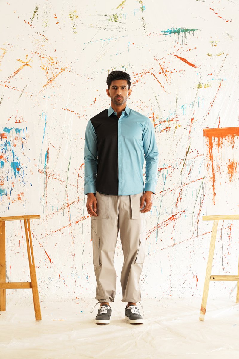 Premium Cotton Satin Casual Shirt - SF_920Sky_S
