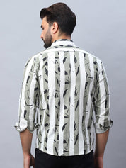 Printed Cotton Casual Shirt For Men - SF_986Pista_S