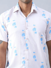 Printed Cotton Casual Shirt For Men - SF_977Cream_S