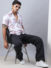 Printed Cotton Casual Shirt For Men - SF_977Magenta_S