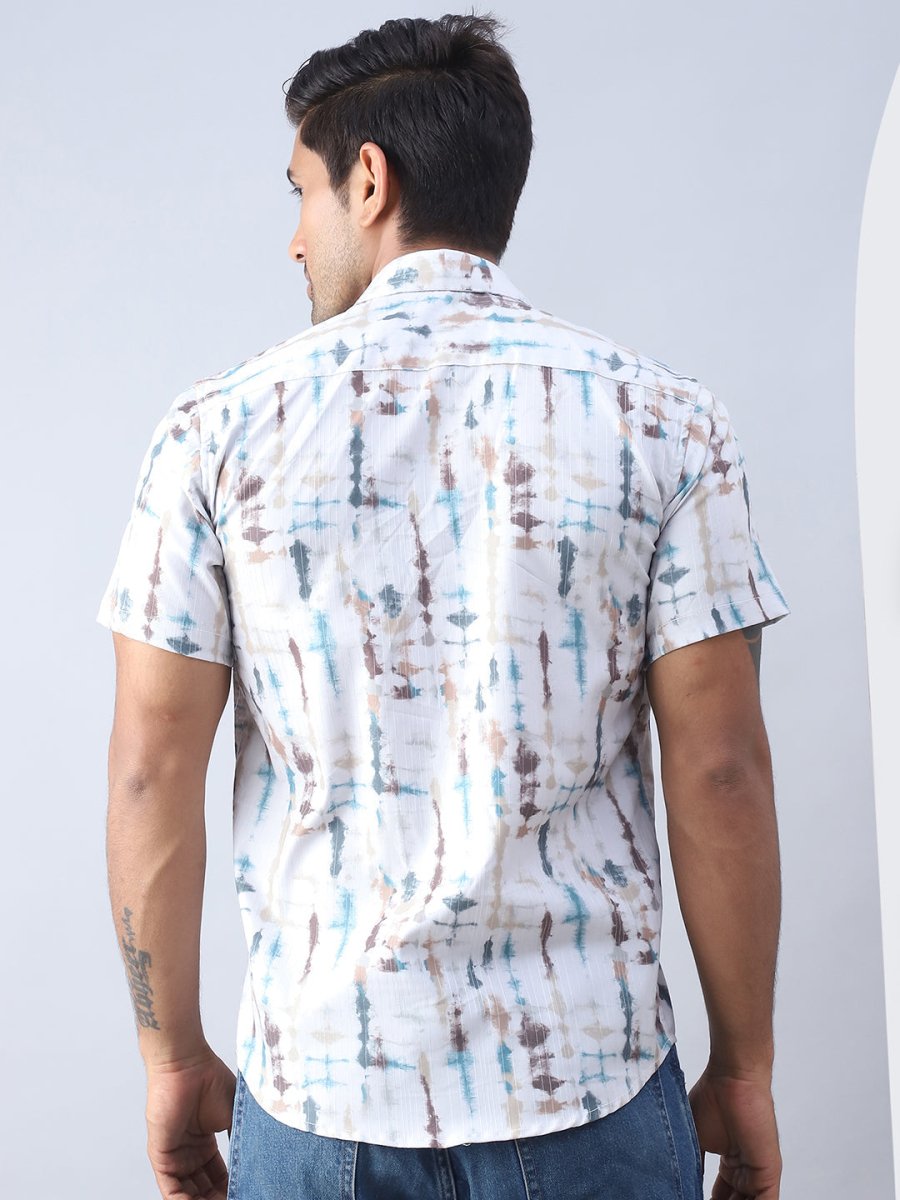 Printed Cotton Casual Shirt For Men - SF_973Multi_S