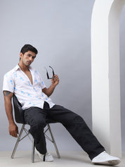Printed Cotton Casual Shirt For Men - SF_977Cream_S