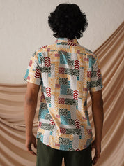 Printed Party Shirt for Men - SF_971Multi_S