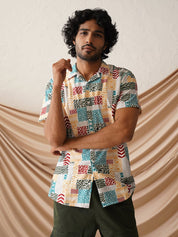 Printed Party Shirt for Men - SF_971Multi_S