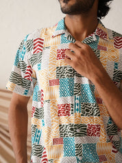Printed Party Shirt for Men - SF_971Multi_S