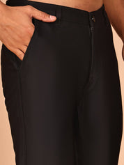 Smart Casual Cotton Blend Pants for Men - FGP_302Black_30