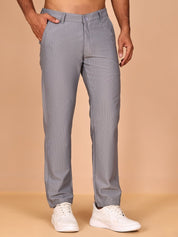 Smart Casual Cotton Blend Pants for Men - FGP_302Light-Grey_30