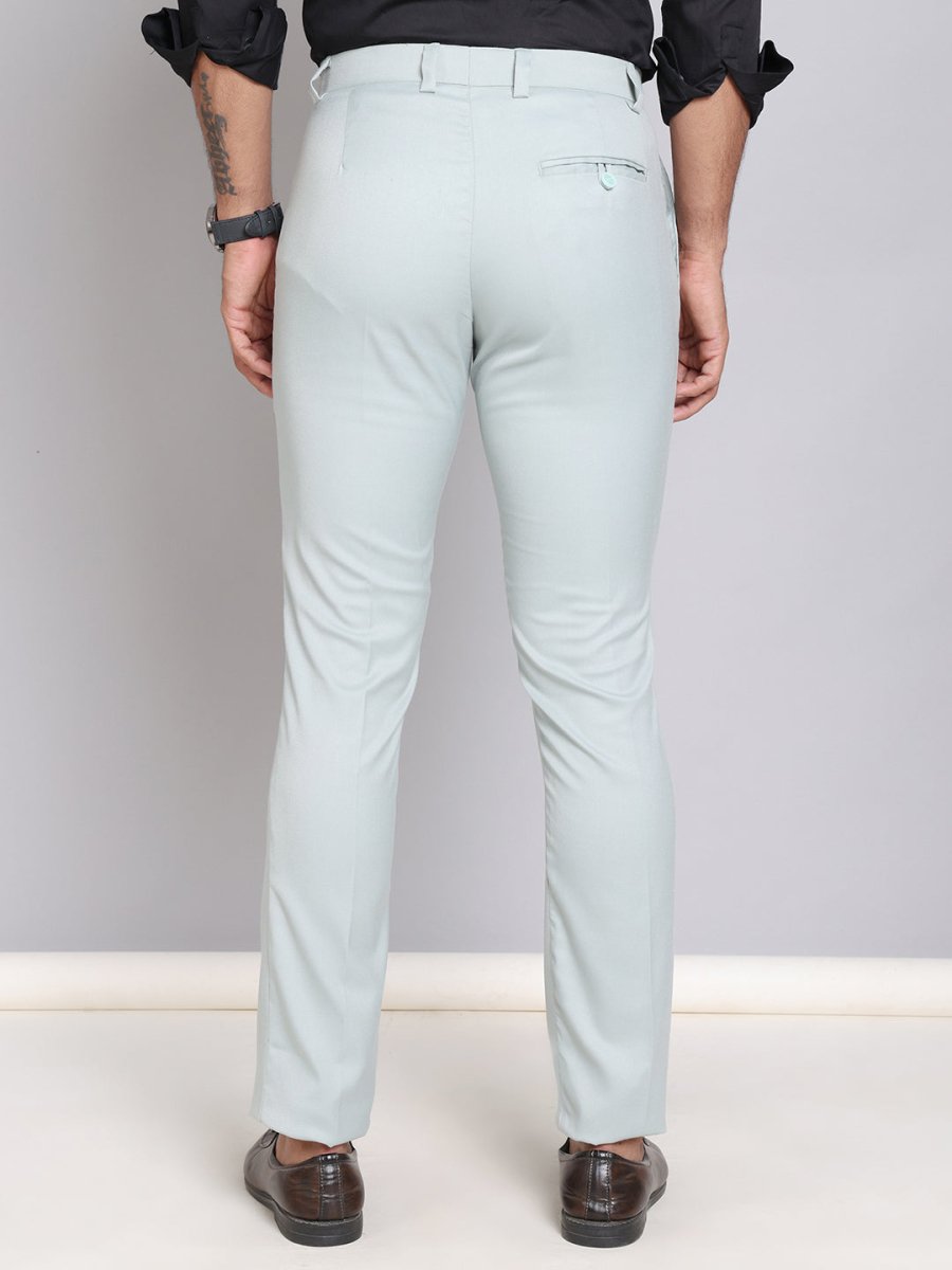 Solid Cotton Formal Trouser for Men's - FGP_275Pista_30