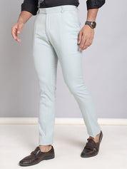 Solid Cotton Formal Trouser for Men's - FGP_275Pista_30