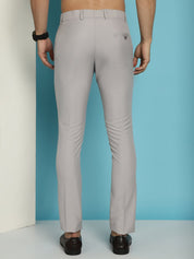 Solid Cotton Formal Trouser for Men's - FGP_275Light-Grey_30
