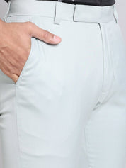 Solid Cotton Formal Trouser for Men's - FGP_275Pista_30