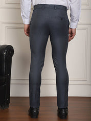 Tapered Fit Solid Trousers - FGP_278Charcoal_30