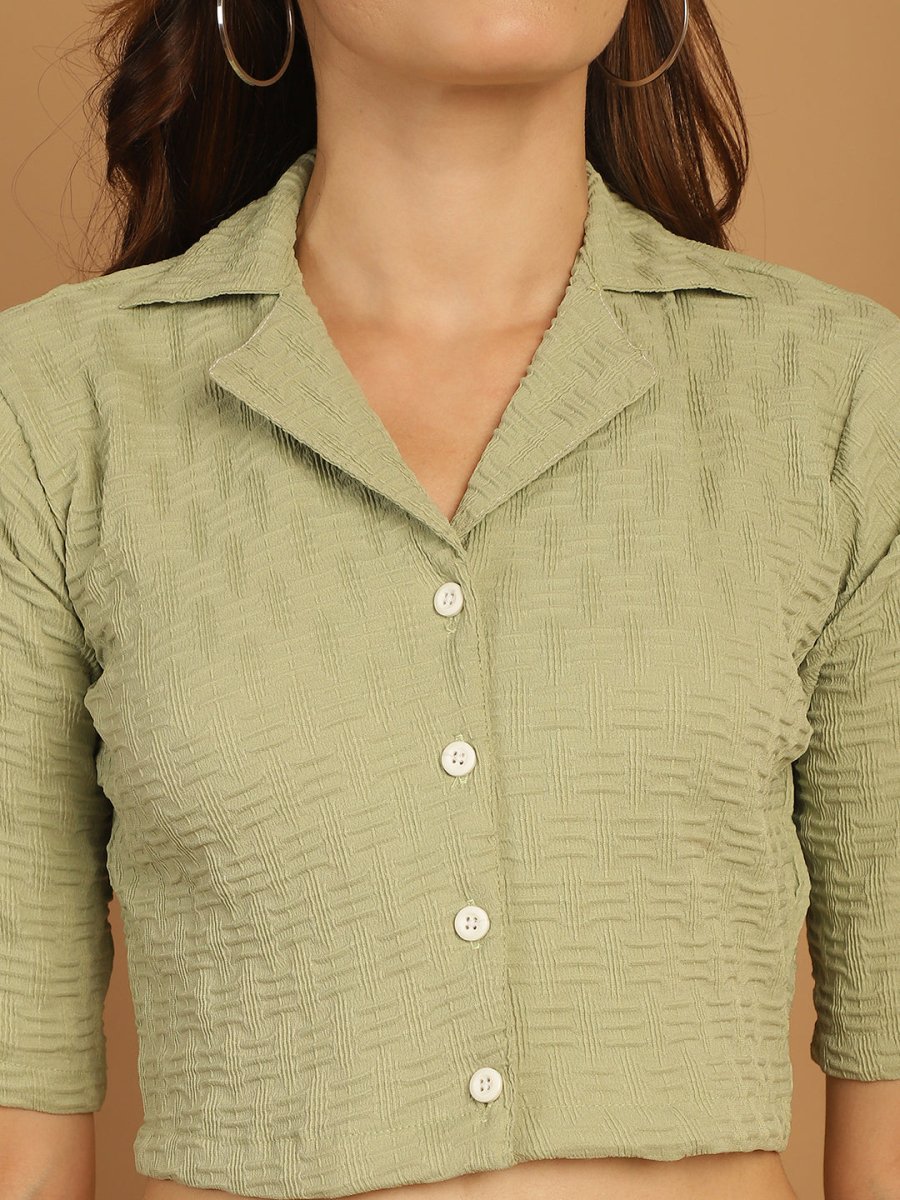 Top and Trouser Woven Design co-ords - JNCS_3010Pista_XS