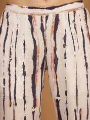 Tunic and Trouser printed co-ords - JNCS_3009White_XS
