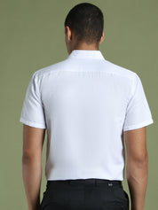 White Cotton Solid Casual Shirts - SF_754White_S
