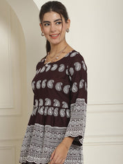 Women Embroidered and Sequin work Co-ords - JNCS_3001Purple_XS