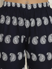 Women Embroidered and Sequin work Co-ords - JNCS_3001Navy_XS