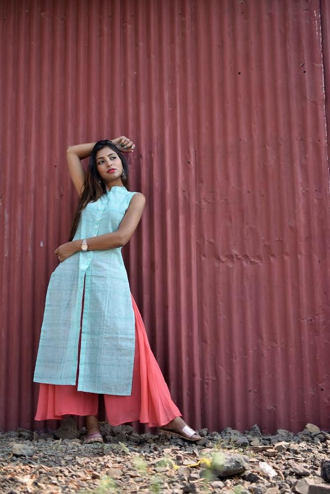 Women Green Solid Straight Kurta - JOK_1032_Green_S