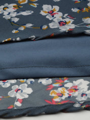 Women Grey & White Georgette Floral Printed Kurta - JOK_1428_Grey_S
